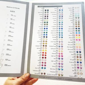 Nuancier Strass Dentaires - Palette de Référence