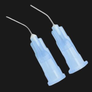 20x Embout Coudé Bleu pour Lampe à Polymériser