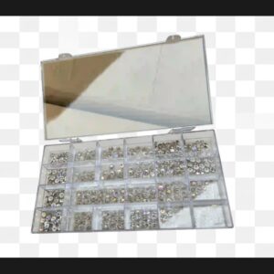 Gems Box Clear - Boîte de Rangement Strass Transparente